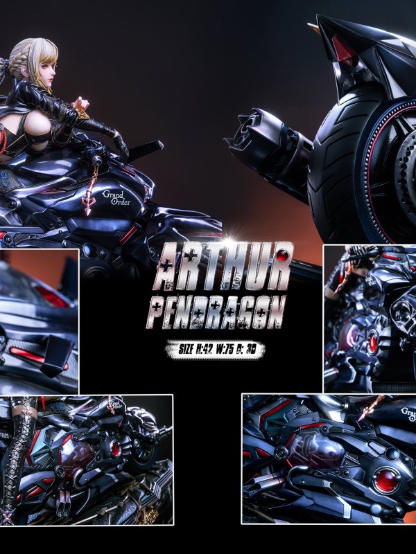 DT&Ume Studio Fate Saber 4th Motor girl Altria Pendragon Hot Sexy 1/4 Statue
